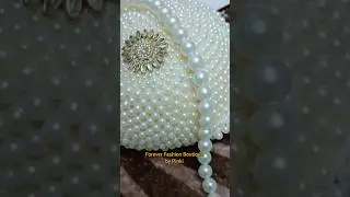 😱DIY Pearl Clutch 👛 🪡#explore #ytshorts #clutch #purse #pinterestinspired #handmade #weddingclutch👍
