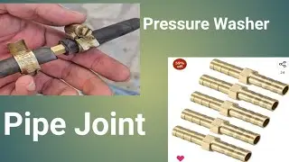 How to Joint Pressure washer pipe with 6mm Nippel