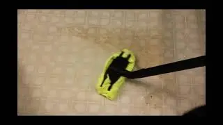 Vinyl Floor Cleaning with a Steam Cleaner