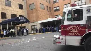 Parade of love: first responders show appreciation to frontline caregivers