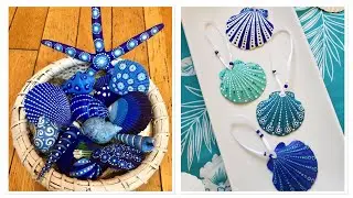Seashell crafts ideas| decor with seashells for your home