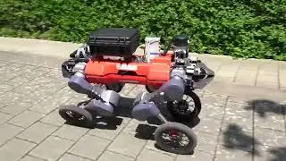 Learning Robust Autonomous Navigation and Locomotion for Wheeled-Legged Robots