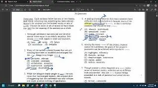 GRE BIG BOOK Test 04 & 18  Solution I Verbal I The IBA & BUP FBS Ultimate English Course I Class 04