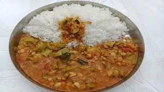 ತುಪ್ಪದ ಹೀರೆಕಾಯಿ ಸಾಂಬಾರ್ / Tuppada Heerekai Sambar Recipe / Heerekai Recipe