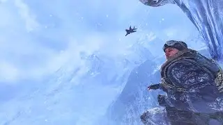 MW2 | Cliffhanger | Ultimate Ambient ASMR Experience | Snow, Wind, Storm, Ice Sounds