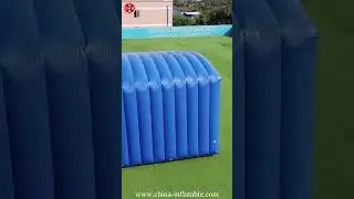 Tent2-1006 Inflatable sealed tent with internal transparent partition from Chinee Inflatables