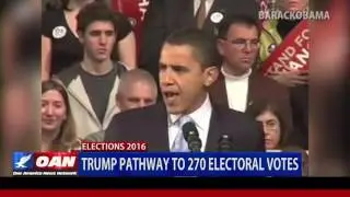 Donald Trump's pathway to 270 electoral votes to win election