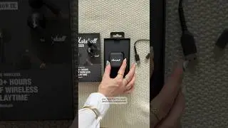 unboxing marshalls minor IV 🖤 #marshall #headphones #darkacademia #classystyle #unboxing