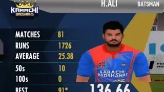 Haider Ali 73* (47) vs. Peshawar | PSL in RC22 | Match 1