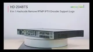 HD 2048TS 8 in 1 Hashcode remove RTMP IPTV Encoder support Logo