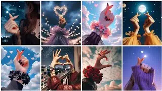 💜🦋Aesthetic finger heart 🎀 profile pictures snapchat || Cute k-pop heart 💜✨ dp image's for girls🌈💟||