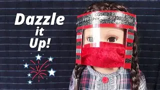 Protective Face Mask with Eye Shield | DIY Doll Mask | Easy Face Shield for your 18 inch Doll