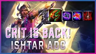 I AM THANKFUL FOR MALICIOUS DEATHBRINGER CRITS - Smite Ishtar ADC