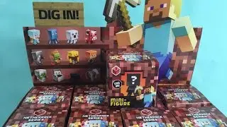 Minecraft Netherrack Series 3 Full Set Collection Unboxing | PSToyReviews