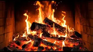 🔥 Cozy Fireplace 4K (LIVE 24/7). Fireplace with Crackling Fire Sounds. Christmas Fireplace 2026