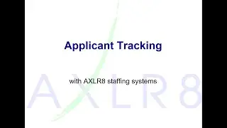 AXLR8 ATS Overview