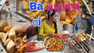 Vlog 70- Ướp thịt nướng giữa cơn mưa ở vùng núi Trung Quốc -Mẹ Con Nhà Ly