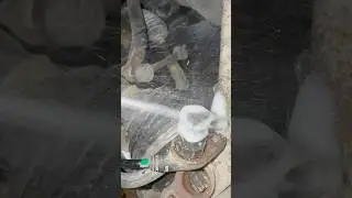 ABS Wheel Speed Sensor Dirty And Clean #ABS #Wheel #sensor