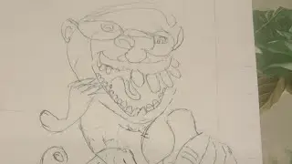 EasyArts47 is live lets draw the complex cartoon character illustration using grid