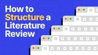Literature Review Structure: The ONLY Guide You Need (A+ Framework)