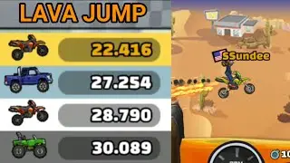 LAVA JUMP MAP IN COMMUNITY SHOWCASE - Hill Climb Racing 2