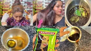 RANGOLI HENNA Mhendi for HAIR🪴how to Apply rangoli henna for hair review at Home skfashionlifestyle