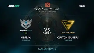 Mineski vs Clutch Gamers, Game 1, The International 2017 SEA Qualifier