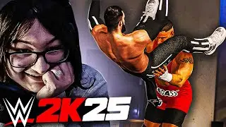 The MOST INSANE 8 Man Backstage Brawl | WWE 2K25