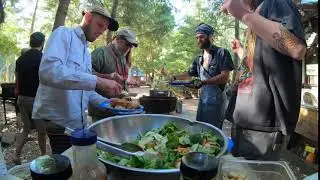 Redwoods and Rivers Guide School dinner timelapse