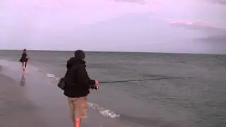 Rare capture of jumping mullet. Amazing mullet explosion at Rip.