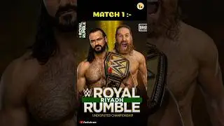 ROYAL RUMBLE 2026 MATCHCARD | #shorts #ytshorts #royalrumble2026