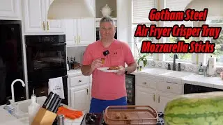 Gotham Steel Air Fryer Crisper Tray Mozzarella Sticks