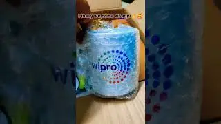 Finally I recieve the wipro welcome kit🥳🥳|#shorts |#youtubeshorts |#wipro|#welcomekit