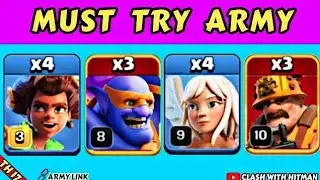 Easy Strong Spam Attack Strategy with Root Rider, Super Bowler, Super Miner | Clash of Clans