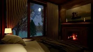 Smooth COZY CORNER& Crackling Fireplace☕Warm COZY CORNER Music in Cozy Coffee Shop Ambience to Relax
