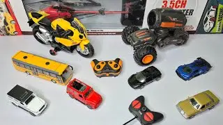Rc Racing bike, Rc Bubble Racing Car, Rc model Cars, Rc School Bus Unboxing and Testing 😇