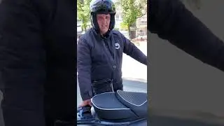 Tinbot F8 Ηλεκτρικό σκούτερ 260κμ αυτονομία στην υπηρεσία της solvd delivery www.electricmoto.gr