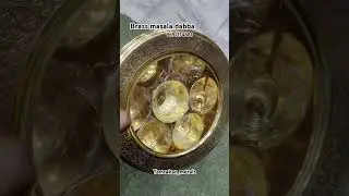 Brass masala dibba #brass #prestige #expo #brass #expoqylity