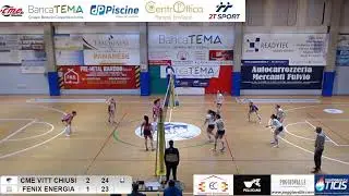CME VITT CHIUSI  VS  FENIX ENERGIA PALLAVOLO FAENZA