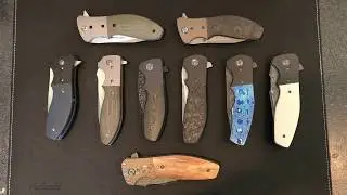 Kirby Lambert custom knife collection - July 2017 hkwinger