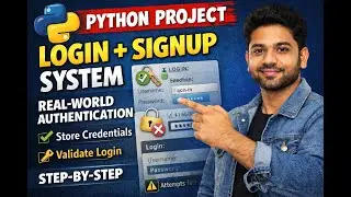 Python Login + Signup System 🔐 | Real-World Authentication Explained Step-by-Step