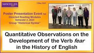 The verb 'fear' in the history of English
