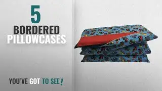Top 10 Bordered Pillowcases [2018]: KinderMat Cover, Pillowcase Style Full Sheet for Rest Mats