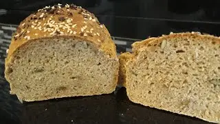 ÜÇ  UN KARIŞIMLI EKMEK  - SAĞLIKLI  - FİT TARİF .