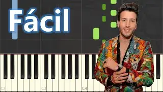 Tacones rojos - Sebastián Yatra/Piano Tutorial(Facil)/Synthesia