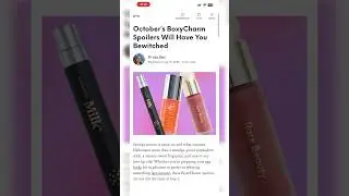 *OFFICIAL SPOILERS* OCTOBER 2025 IPSY GLAM BAG & BOXYCHARM &bull; Sneak Peeks