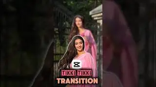Capcut| Tikki Tikki Transition #shorts #trending #capcut #tutorial🌷🥰☺️