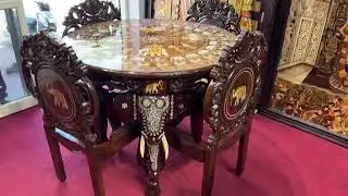 Mysore inlay dining set