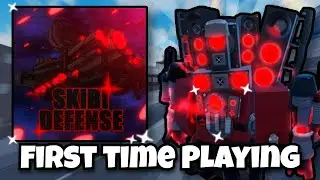 I Tried Playing Skibi Defense For the First time EVER