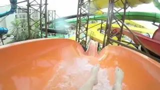 Ramubrinka - Orange Tube Slide (Beach Park, Brazil) - HD POV